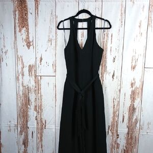 INC International Concepts Varsity Halter Neck Jumpsuit